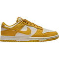 Nike Dunk Low Dark Sulfur Gold Mini Swoosh (Women's)