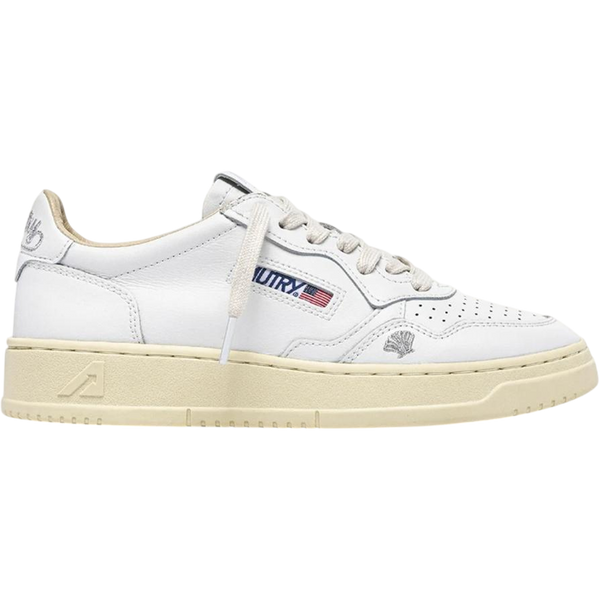 Autry Medalist Low White Silver Details (Women's)
