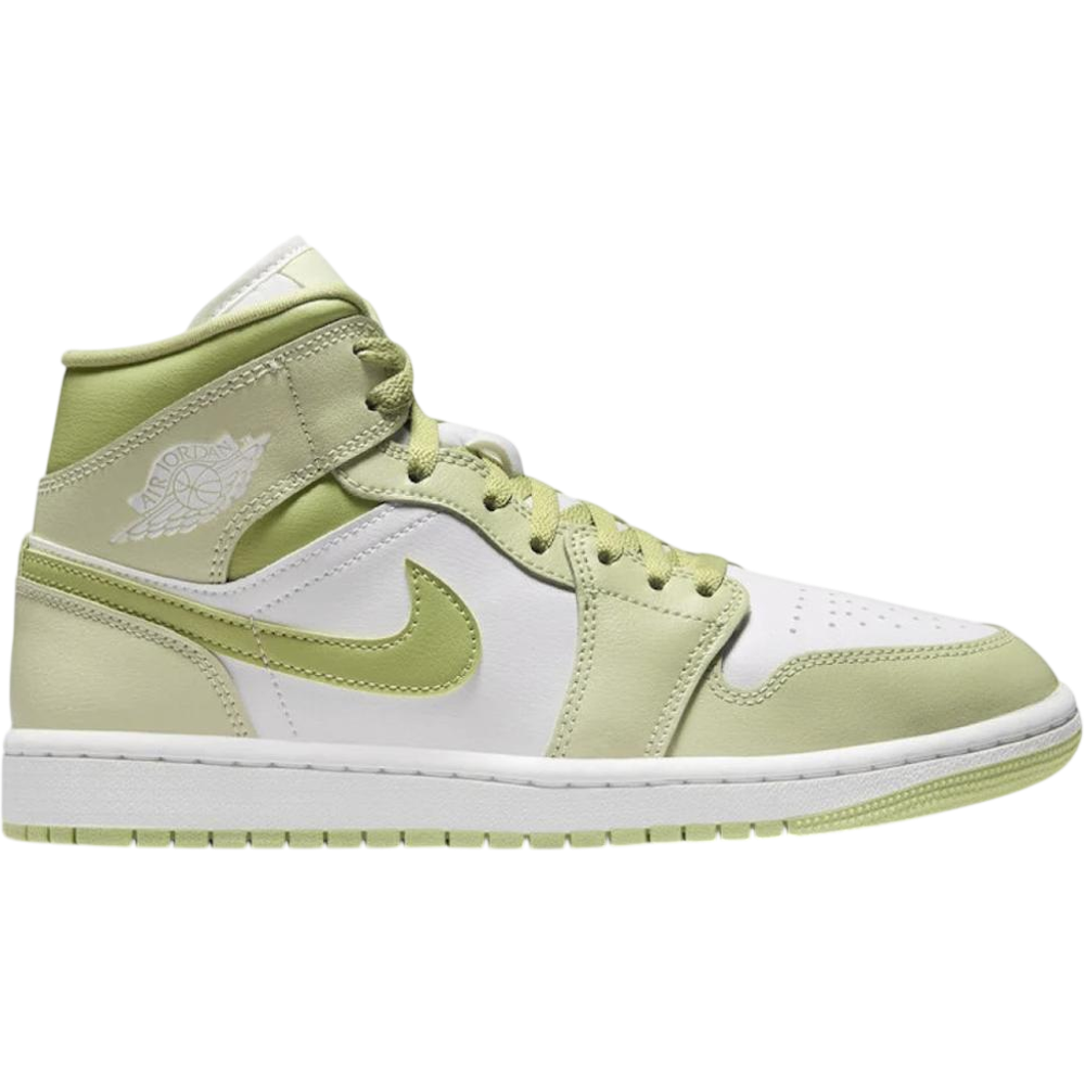 Jordan 1 Mid Olive Aura Lawn (Women's)