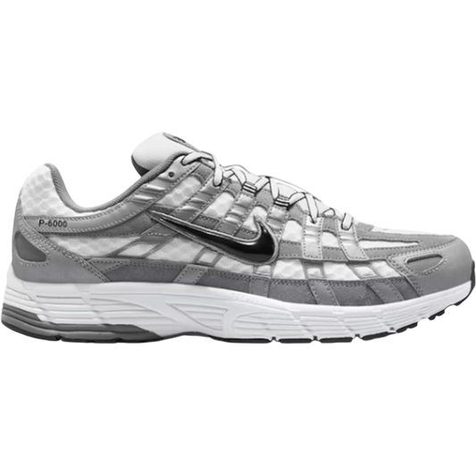 Nike P-6000 White Metallic Cool Grey Black
