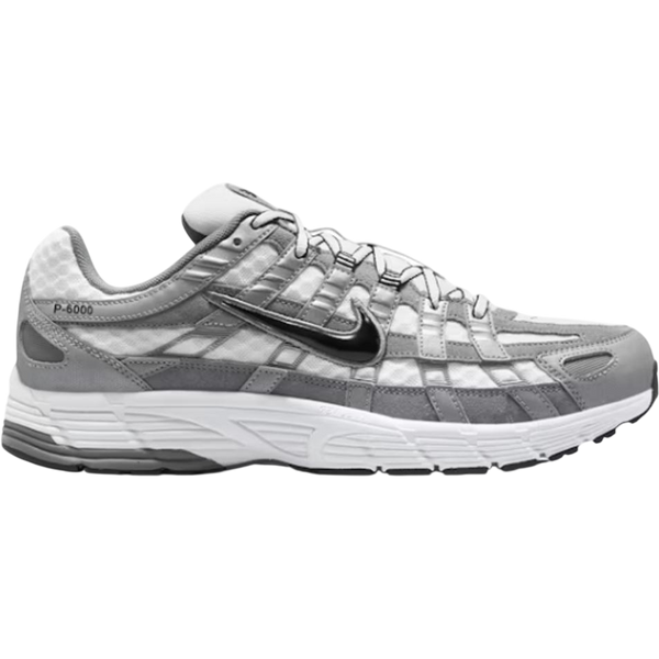 Nike P-6000 White Metallic Cool Grey Black